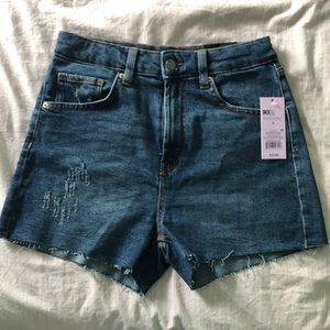never worn wild fable high rise denim shorts